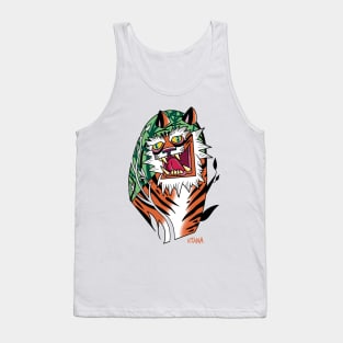 crazy tiger Tank Top